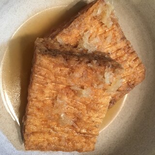 丸ごと厚揚げの生姜煮